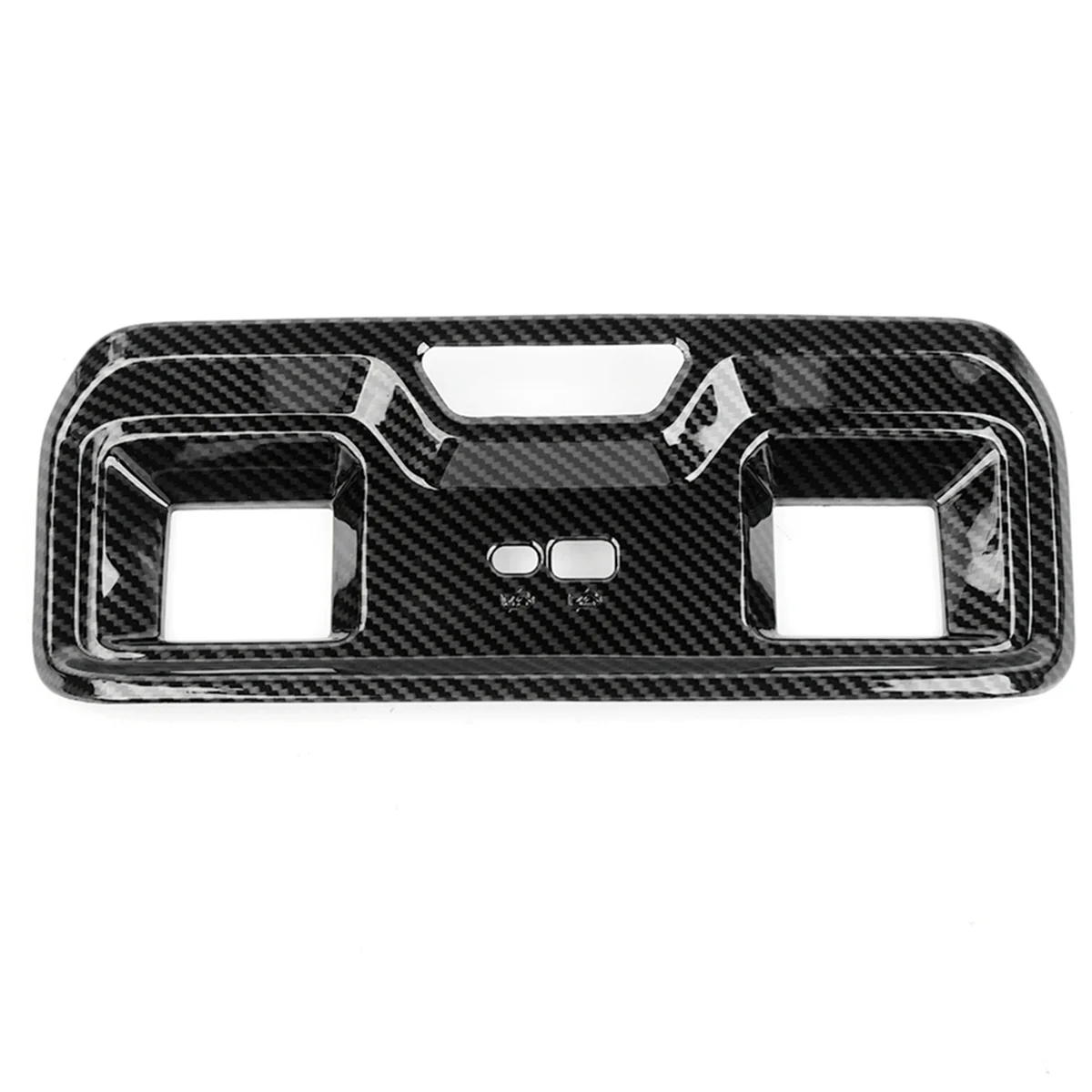 For Chevrolet Silverado / GMC SIERRA 2022 2023 2024 Rear Air Vent Outlet Cover Trim Accessories ABS Carbon Fiber