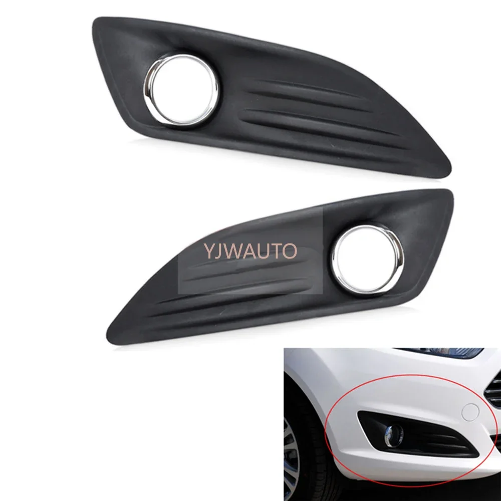 

For Ford Fiesta 2013 2014 2015 2016 Foglights Cover Car Fog Lamp Vent Base Auto Front Bumper Driving Fog Light Support