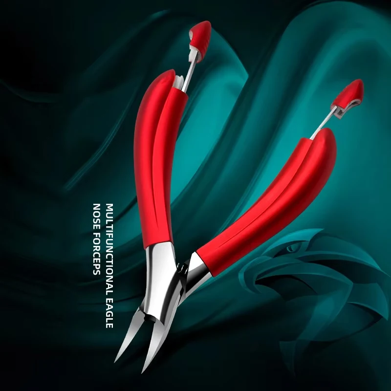 1PCS Nail Clippers Toenail Clippers for Thick Nails for Seniors with Curve Diagonal Blade for Ingrown Nails Effortlessly Toe view 5