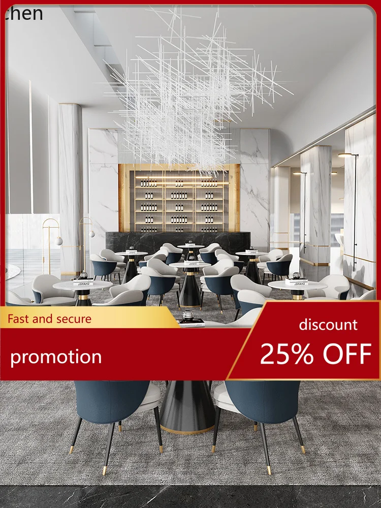 ZML light luxury sales office reception and negotiation exhibition hall marketing center hotel rest area