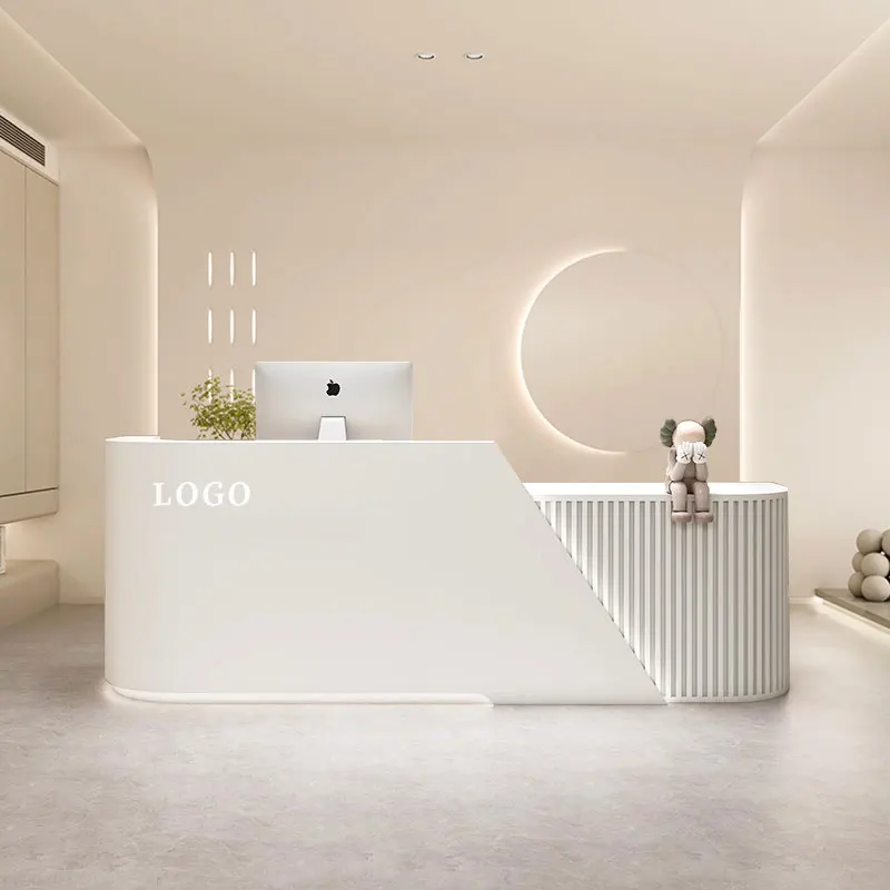 

Modern Reception Desks Simple Display Beauty Reception Desk Decor Accessories Caja Registradora Negocio Commercial Furniture