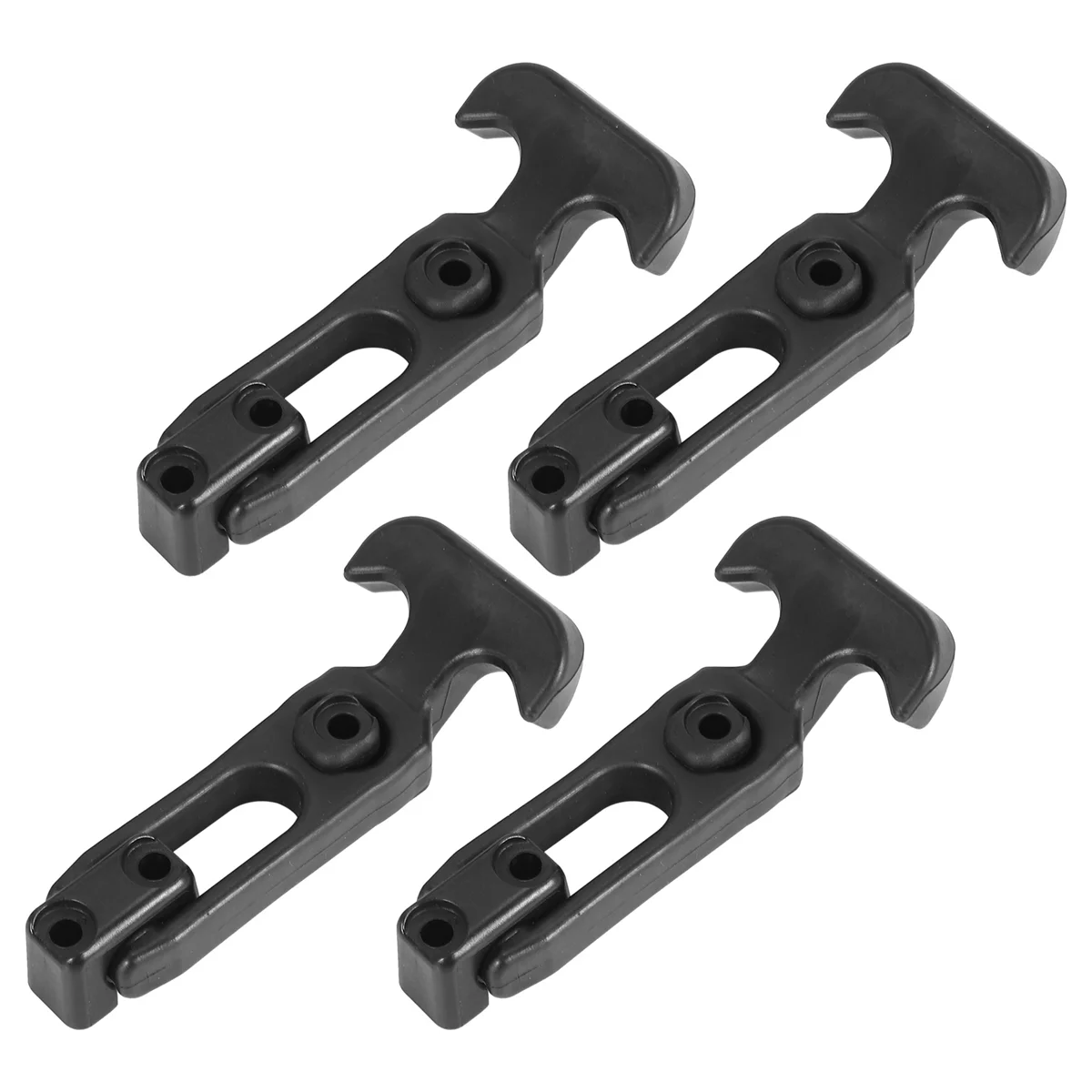 4Pcs T-Handle Rubber Flexible Draw Latches Fit for Toolbox /Cooler/Golf Cart/Farm Machinery T-Toolbox Lock