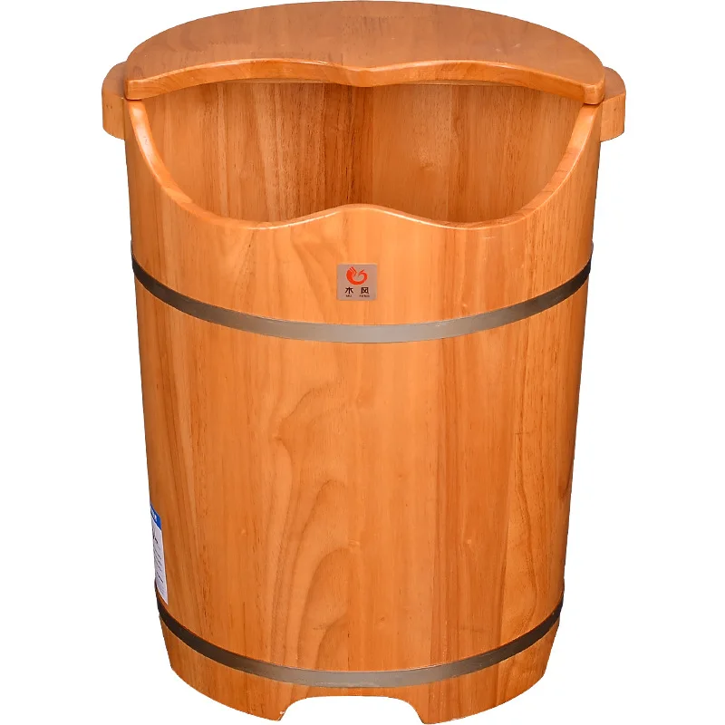 

50 High Foot Bucket Household Bath Oak