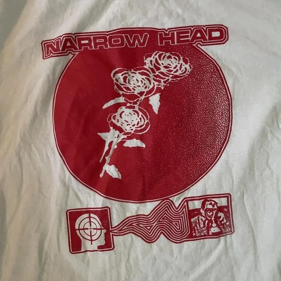 Narrow Head Band Short Sleeve Gift Holliday White All Size Shirt AM177