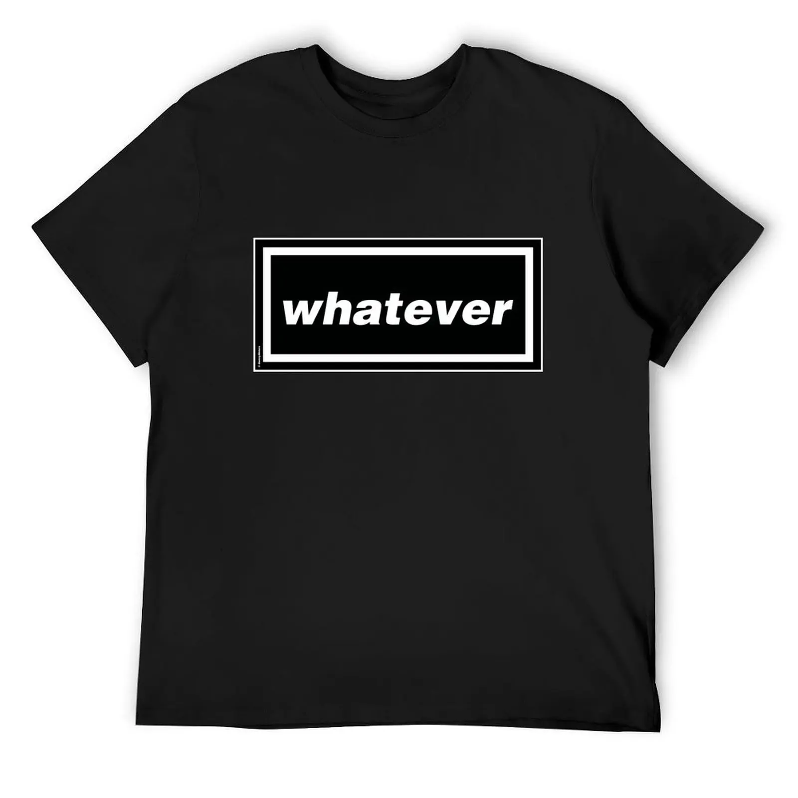 

Whatever - Oasis Gallagher 90s Teen British Band Artwork T-Shirt funny gifts man clothes shirts men graphic