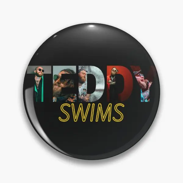 Teddy Swims Essential T Shirt Hoodie  Soft Button Pin Hat Cartoon Badge Jewelry Brooch Lover Creative Fashion Collar Metal