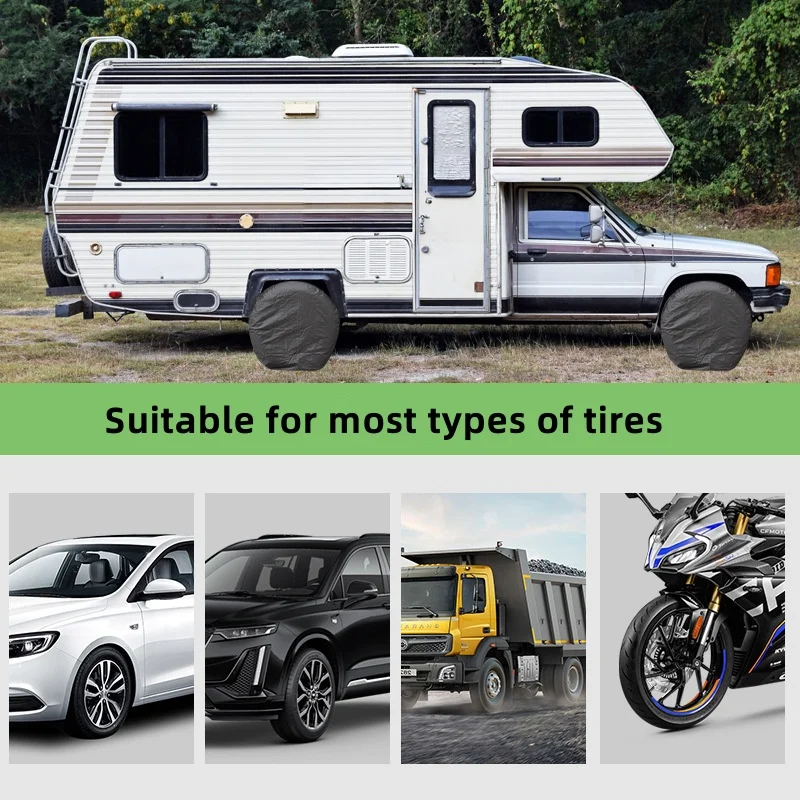

1/4pcs Universal Car Tyre Cover Wheel Pocket Tire Spare Tire Storage Cover Handbag Wheel Protective Bags Spare Tire Cover