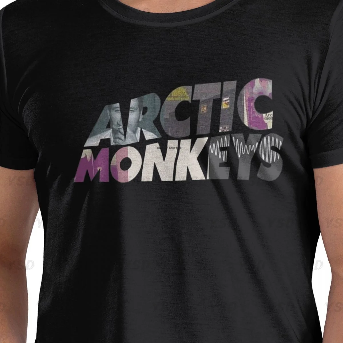 Arctic Monkeys Inspired Men's tight fitting sports T-shirt, Breathable,Oversized T shirt