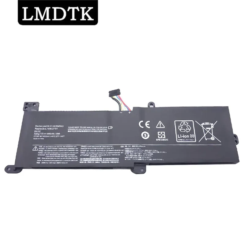 LMDTK New L16M2PB1 Laptop Battery For Lenovo Ideapad 320-15IKB -15IAP -15AST -15ABR -14ABR 520-15IKBR 330-15ICN L16L2PB1 30WH