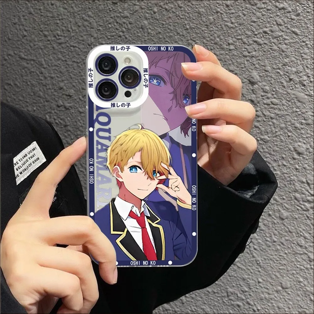 Oshi No Ko Anime Ai Hoshino Phone Case For Redmi 7 8 9 A For Redmi Note 5 7 8 9 10 11 Pro Max 4G 5G Funfas