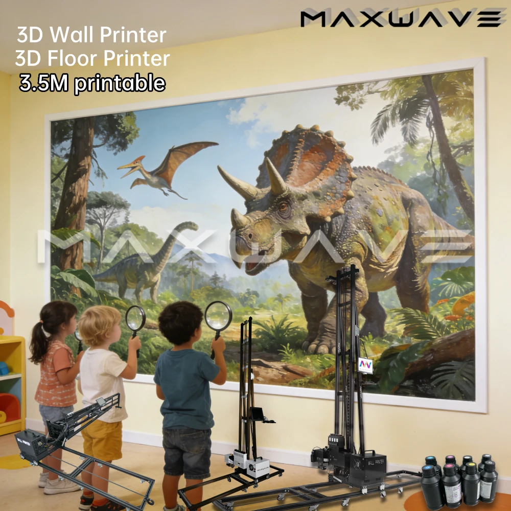UV Vertical Wall and Floor Printer 2in1 Wall Printing Machine floor Printing for kindergarten restaurant school indoor outdoor