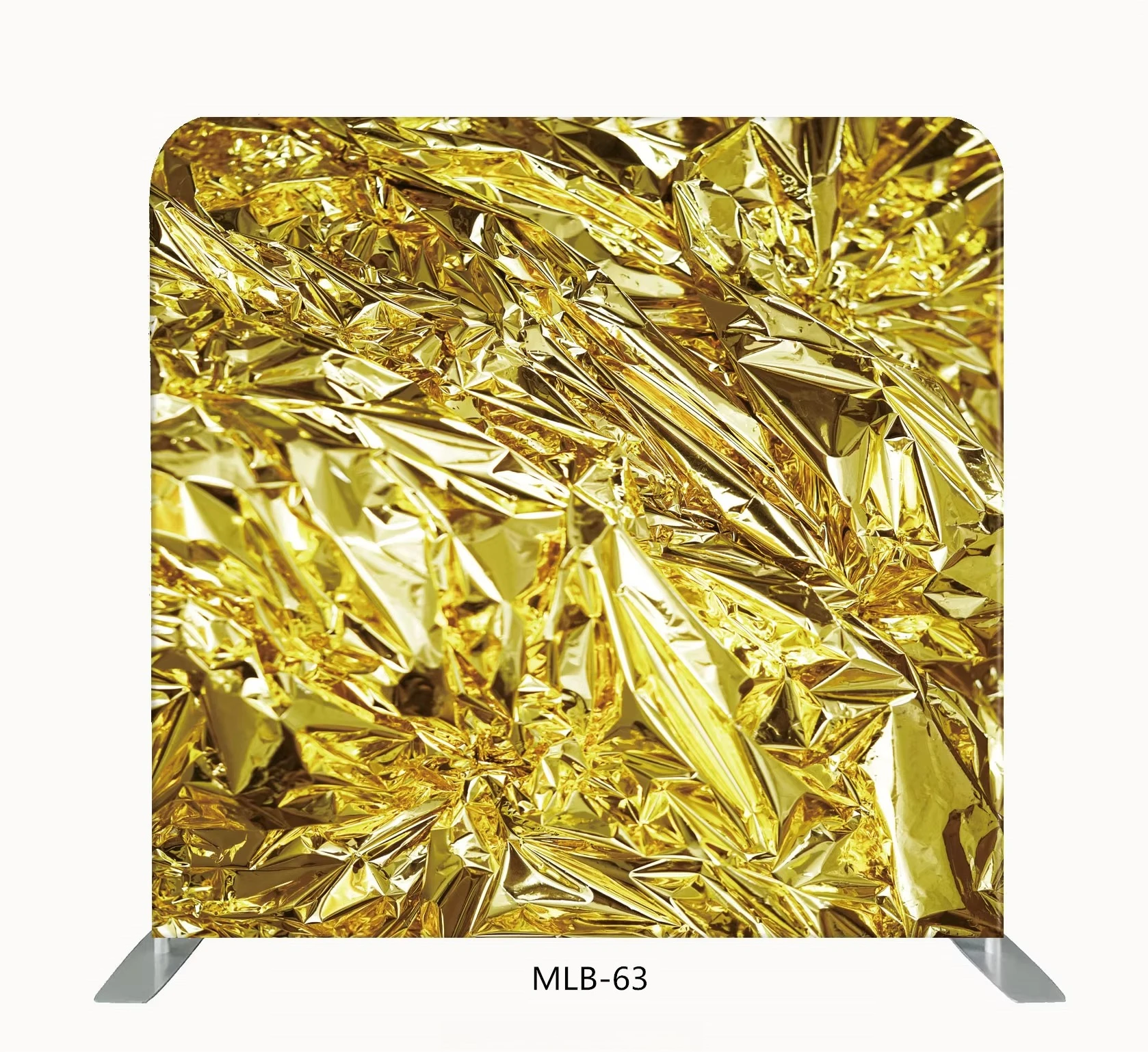 

Custom 8ft X 8ft Silver Pillow case Tension Fabric Display Photo Booth Backdrop