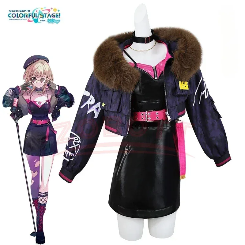 

Anime Game PJSK Project Sekai Colorful Stage New Costume ULTRA C Cosplay Azusawa Kohane Halloween Lolita Uniform Suit Dress