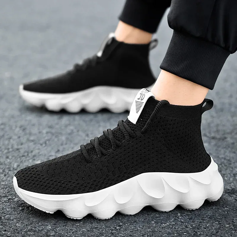 

Легкие дышащие кроссовки для бега, летние уличные повседневные спортивные модные сетчатые кроссовки, большой размер 48, для мужчин и женщин