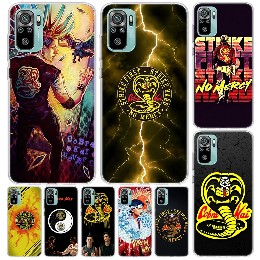 Cobra Kai Snake Cover For Xiaomi Redmi 10 10C 12 12C 9 9C 9T 9A Phone Case 10A 8A 8 7A 7 6A 6 Pro K20 K40 10X S2 K30 Print Coque