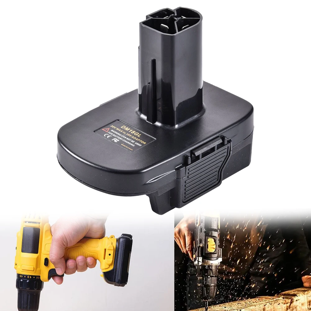 

Адаптер 18 В-20 В Адаптер батареи DM18GL для любителей DIY Улучшенная мощность для инструментов CRAFTSMAN Максимально существующие аккумуляторные системы