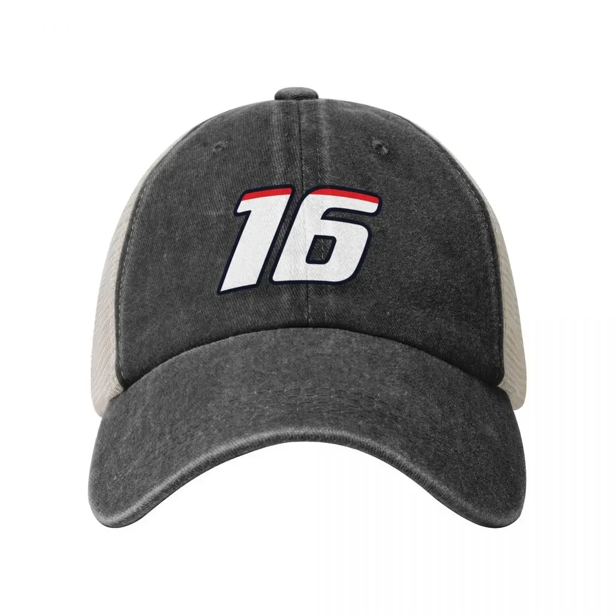 Charles Leclerc #16 Number Logo Baseball Cap Designer Hat Hat Man For The Sun Golf Hat Man Beach Hats Woman Men's