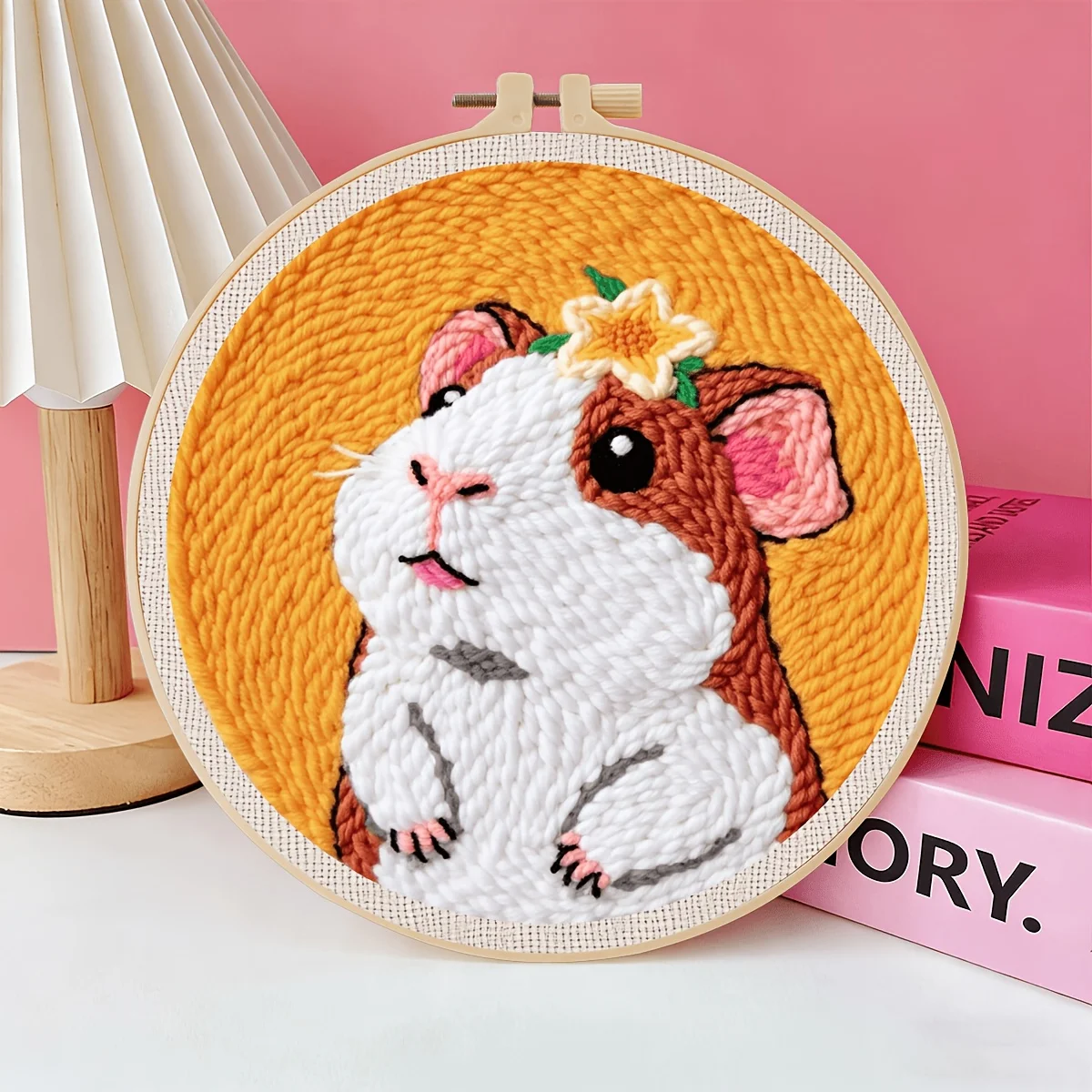 

DIY Punch Needle Poke Embroidery Starter Kits Cute Animal Magic Needle For Embroidery Kit Easy Craft Sewing Cross Stitch Kit