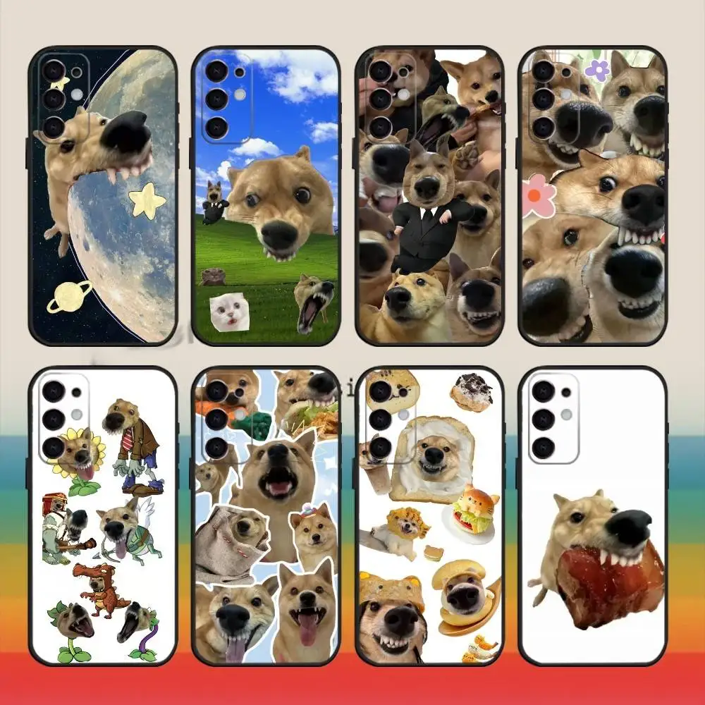 

Funny Shiba Inu Phone Case For Samsung S25,S24,S21,S22,S23,S30,Ultra,S20,Plus,Fe,Note,10,9,5G Black Cover
