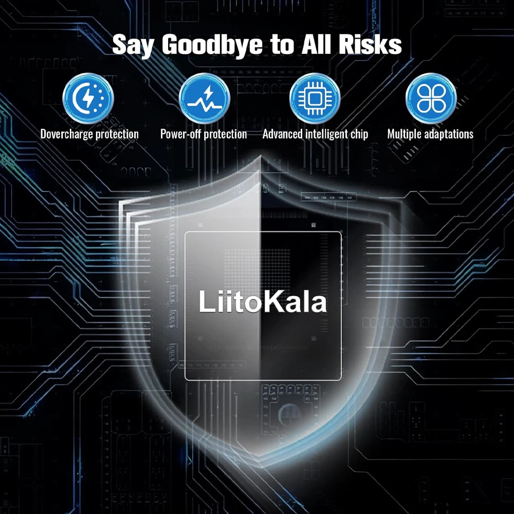 LiitoKala-شاحن بطارية عالمي لـ 18650 26650 16340 25500 14500 NiMH AA/AAA، متوافق مع 1.2 فولت 3.7 فولت 3.2 فولت 3.85 فولت #3