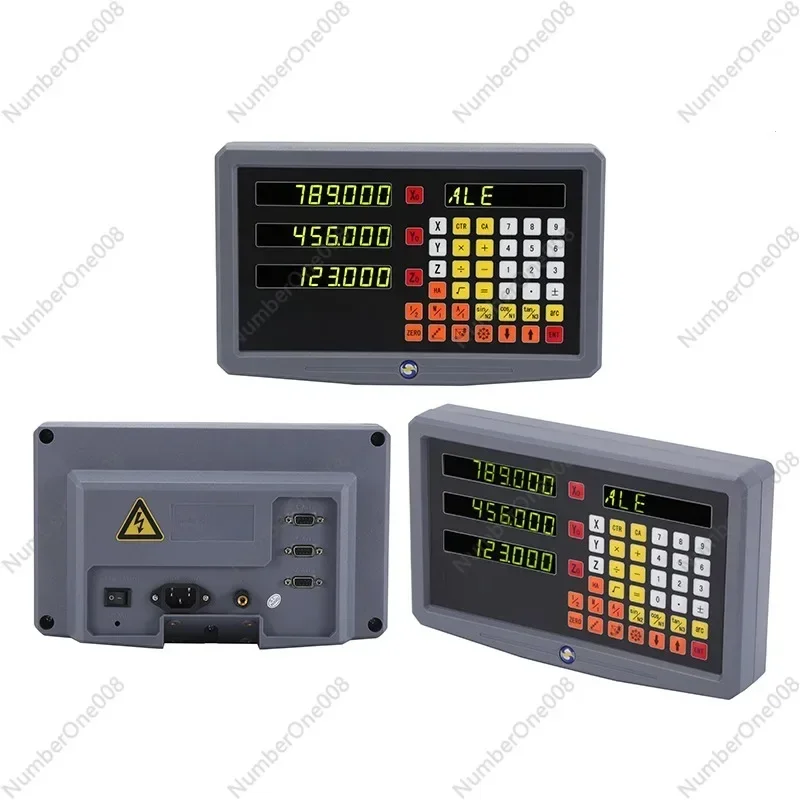2 Axis Set Digital Readout DRO Kit and 2pcs KA300 KA500 Slim Ruler High Precision Linear Scale Optical Encoder Lathe