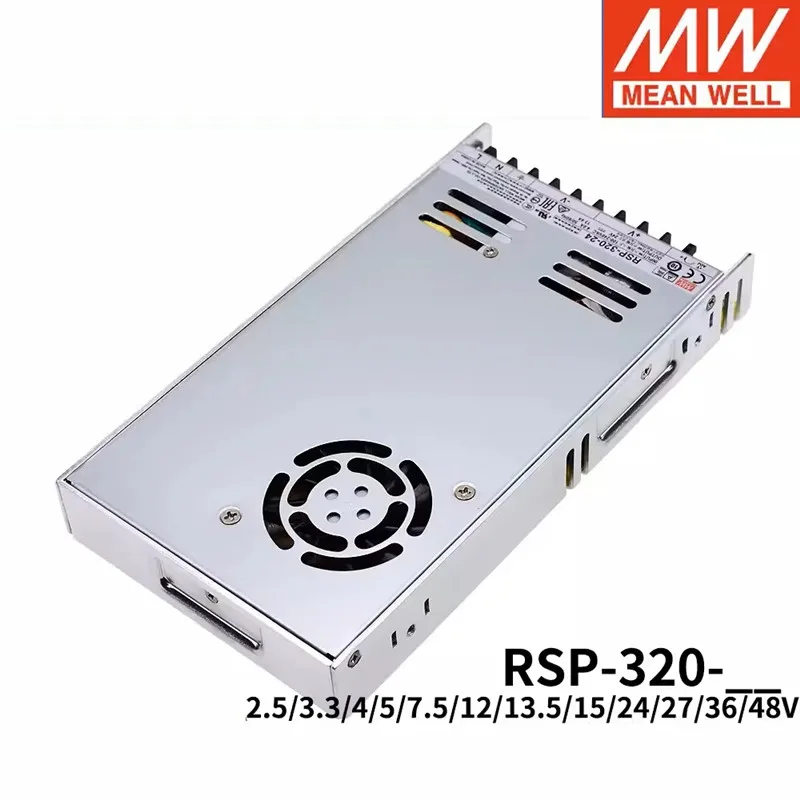 

MEAN WELL RSP-320-5 RSP-320-12 RSP-320-15 RSP-320-24 RSP-320-36 RSP-320-48 RSP-320 320W Single Output Switching power supply