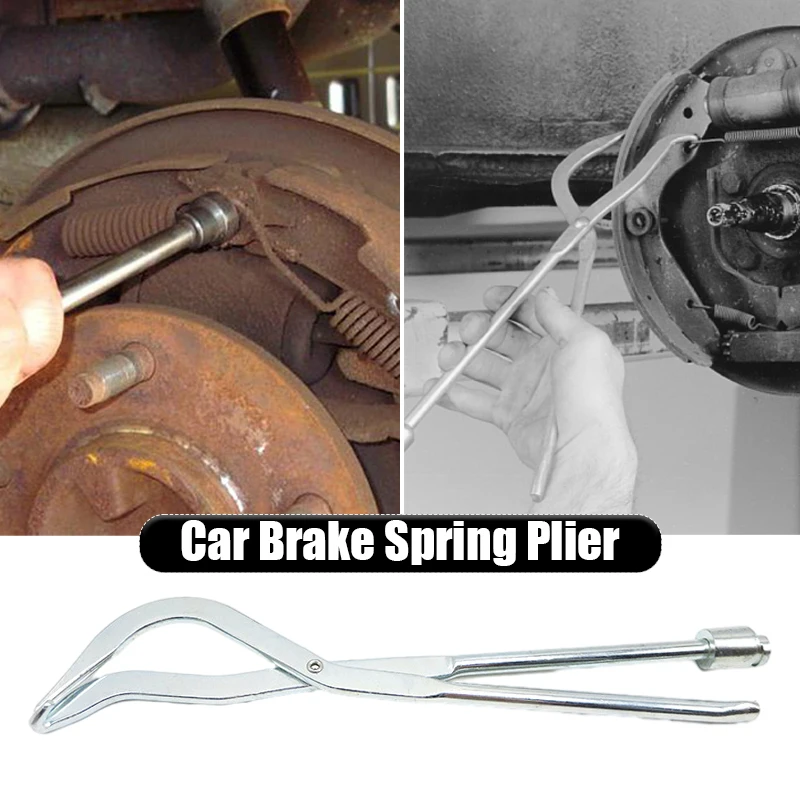 

Car Vehicle Drum Brake Line Shoe Return Spring Repair Car Remover Workshop Tool Installer Plier Tools Hand Dismantling Device