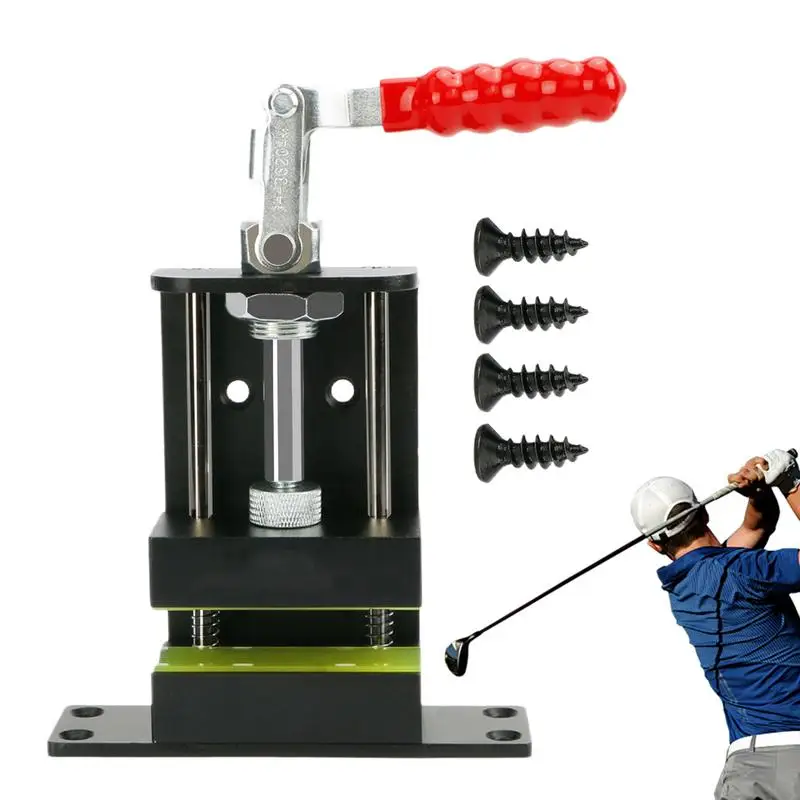 Golf Club Regrip Vise Tool Golf Club Shaft Clamp Golf Club Gripping Station Quick Shaft Clamp Grip Remover Golf Workshop Supplie