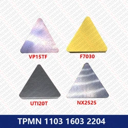 Original TPMN160308 TPMN 160308 Milling Inserts Triangular NC Blade TPMN110304 TPMN160304 TPMN220408 TPMN220412 NX2525 UTI20T