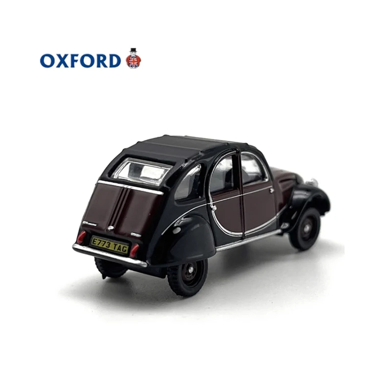 OXFORD Diecast 1:76 Scale Alloy Citroen 2CV Retro Car Model Finished Product Simulation Adult Toys Static Model Display