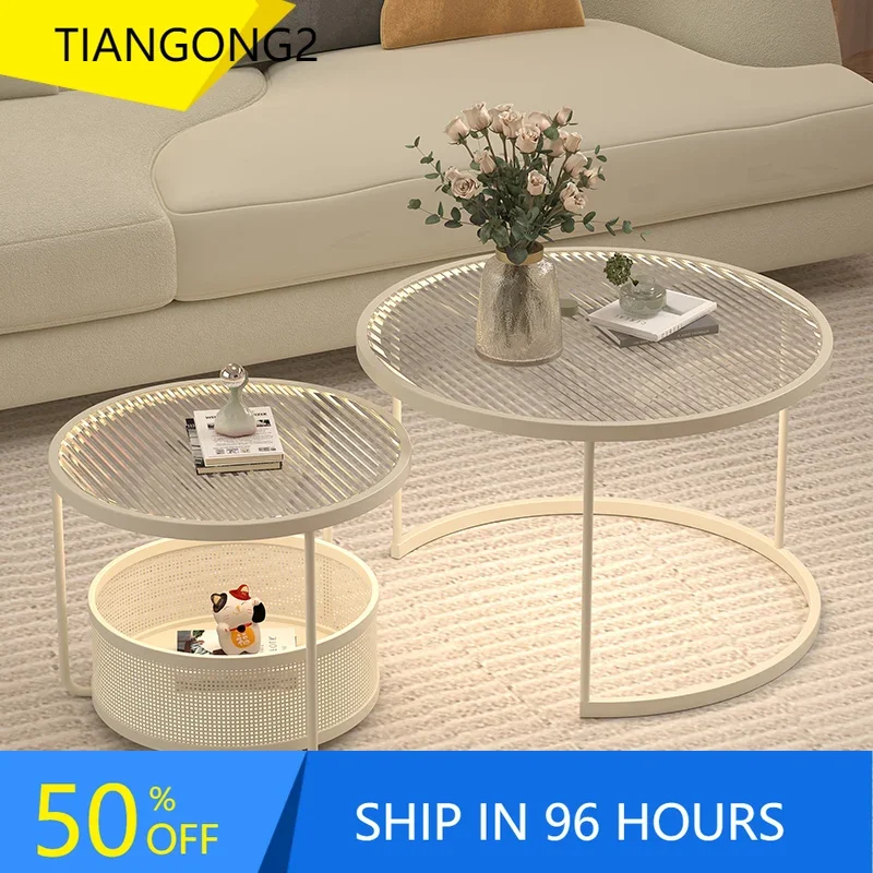 

Organizer Nordic Coffee Table Storage Luxury Simple Cheap Space Saving Aesthetic Coffee Table Computer Sweet Meubles Furnitures