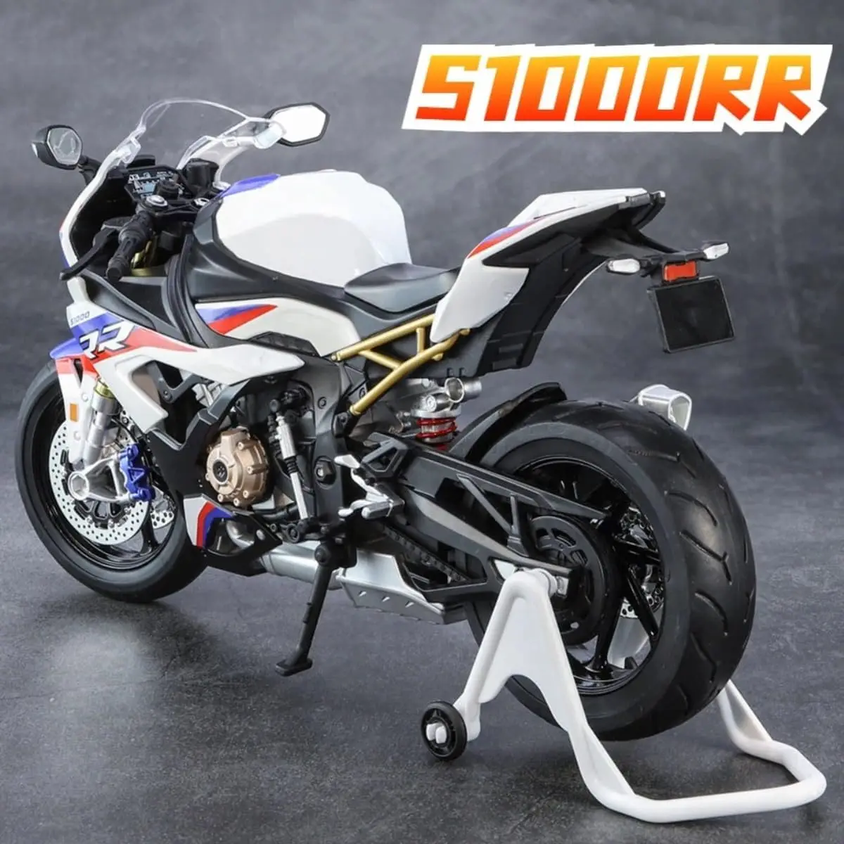 HANMA-Modèle de moto à collectionner pour adultes, série de cadeaux, véhicules, jouets de moto, collection de cadeaux, BMW S1000RR, 1: 9