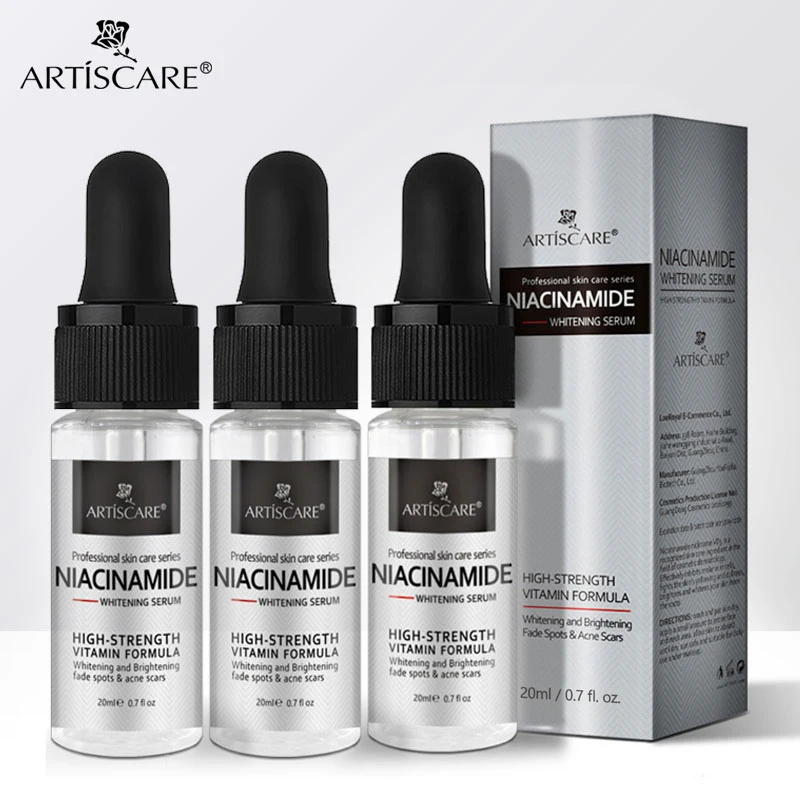 ARTISCARE Nicotinamide Face Serum 3PCS/Set Facial Essence Face Care Moisturizing and Nourishing Skin Care