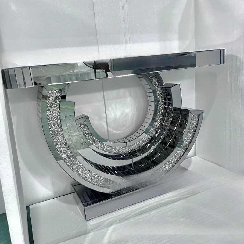 منصة مرآة رمادية مرآة مدخل الجدول الاتجاه مدخل خزانة غرفة المعيشة الممر التخزين