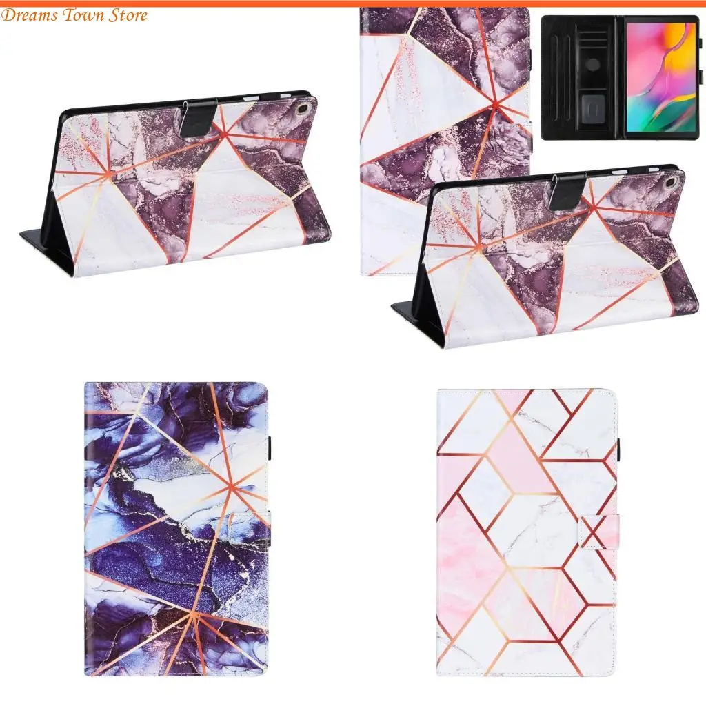 

HX6A PU Кожаная защитная корпус Folding Cover Stand для Tab A 10.1