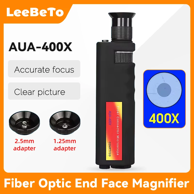

Handheld AUA-200X/400X/200XD Fiber Optical Inspection Microscope LED Illumination Anti Slip Rubber