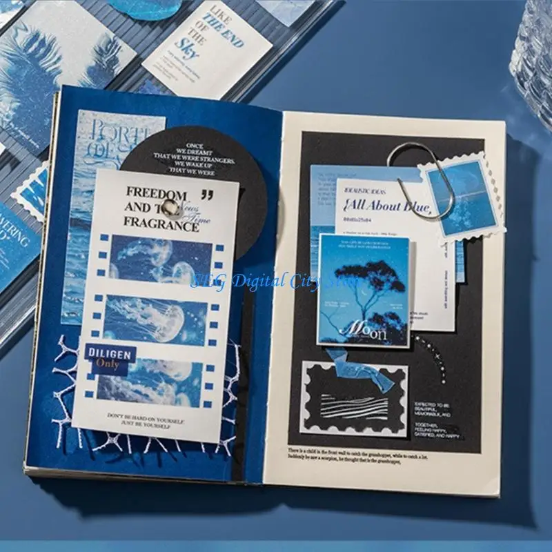 U75B Waterproof Decorative Sticker for Scrapbooking, Letters, Scrapbooking Sticker Scrapbook Accessories Artistic Sticker