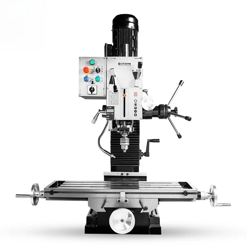 Good Ktop Milling Machine Drilling Machine Small Household Vertical 220V MT3 Taper Spindle Tap Manual Milling Machine 45w Motor