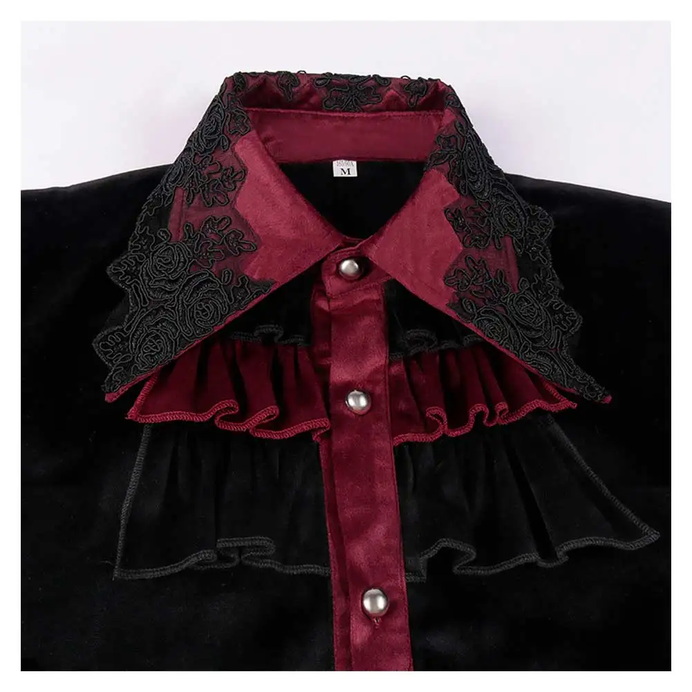 Steampunk Cosplay Victoria traje masculino, camisa retrô, top, roupas Halloween, festa de carnaval, fantasia roleplay terno, adulto