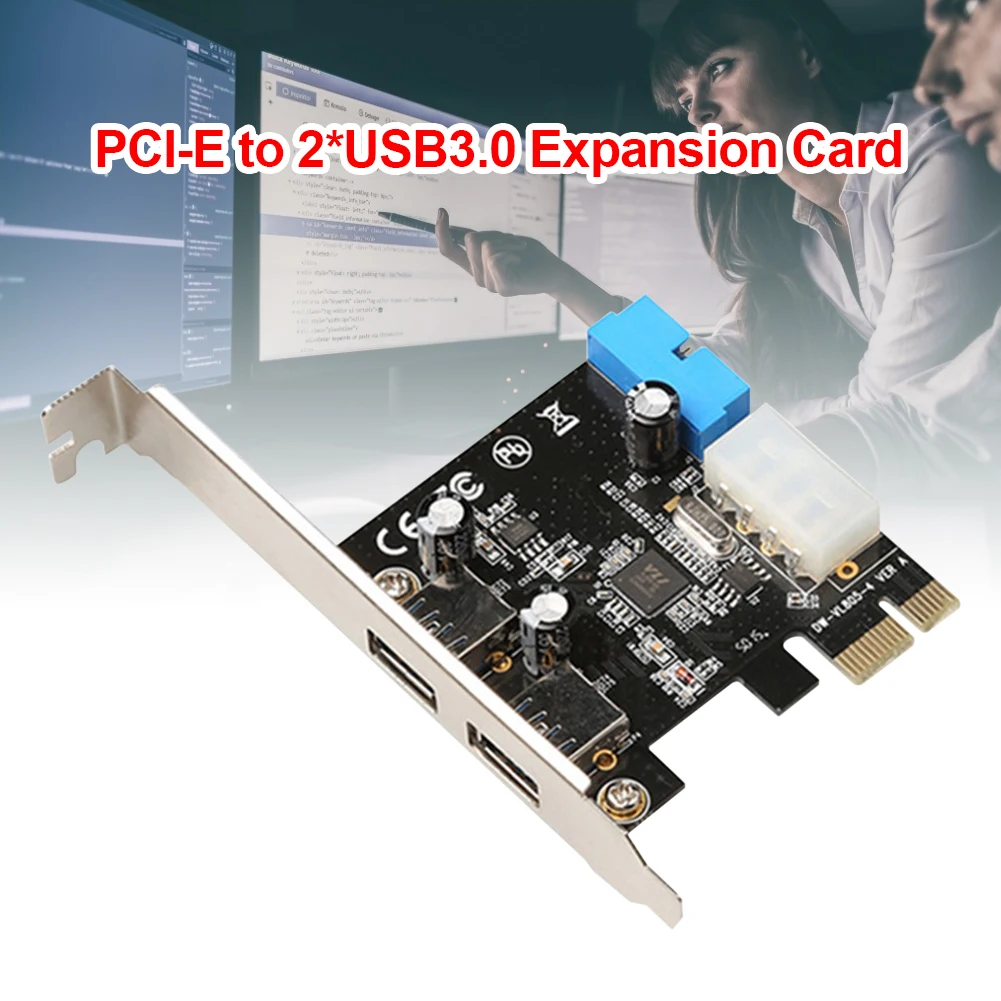 

Expansion Card PCI Express to USB 3.0 Hub Adapter Express Card 20pin Connector PCIE HUB Adapter Riser Card