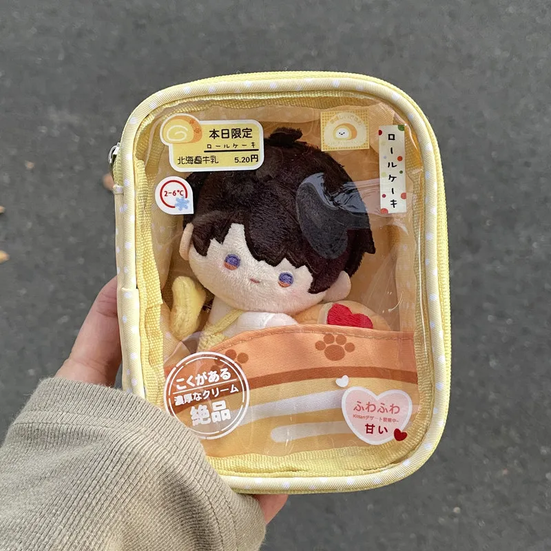 Cute Transparent Storage Bags for 10cm Anime Doll Display Bag Girls Birthday Gift Protective Case Portable Organizer Bag 2026 view 6
