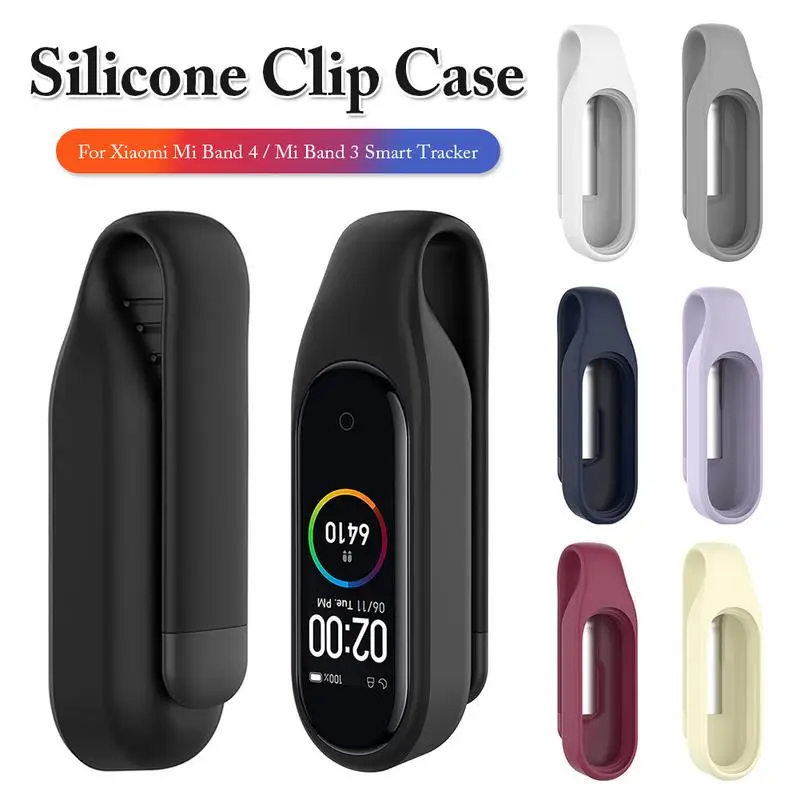 جديد واقية سوار سوار المقتفي مكافحة خسر لينة غطاء ForXiao mi Mi الفرقة 6/5 قذيفة سيليكون كليب مشبك حامل ل Mi الفرقة 7