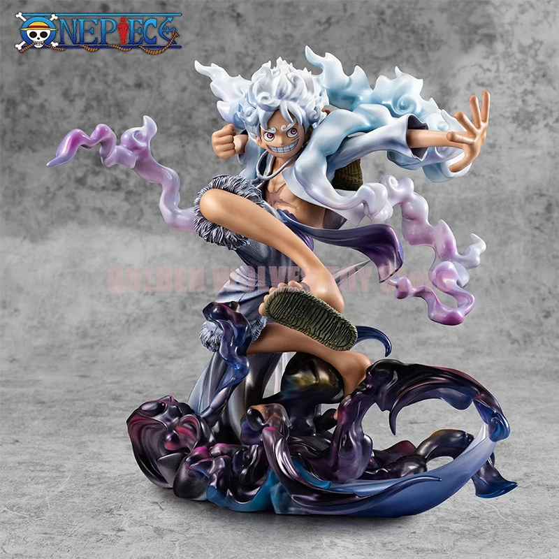 

One Piece Anime Figure Gear 5 Luffy Figure Sun God Nika Luffy 21cm Pvc Action Figurine Gk Statue Collection Model Doll Toys Gift