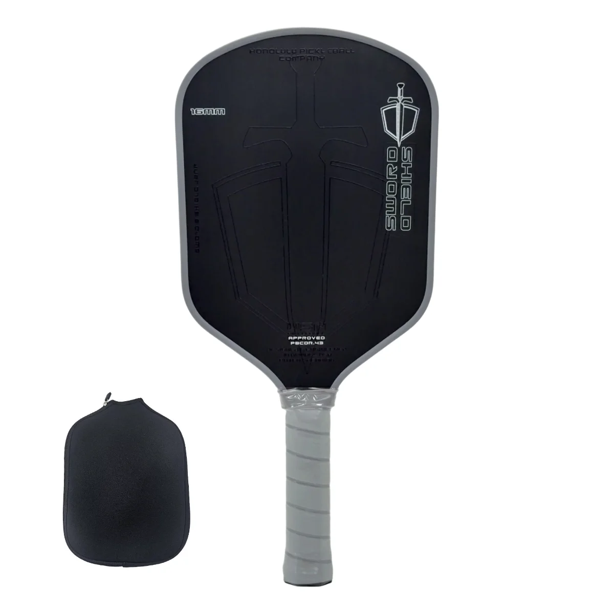 

FANLU Professional T700 Carbon Fiber Pickleball Paddle Thermoformed Integrated j2nf Foam Core Durable Impact-Resistant