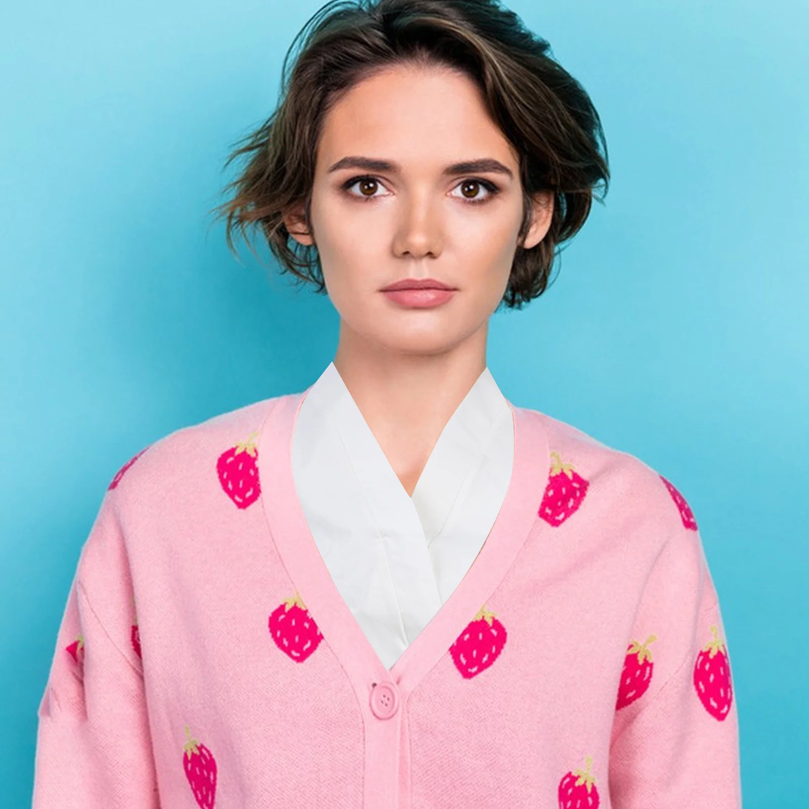 

Detachable Fake Collar for Women Elegant Lightweight Breathable Half Shirt Collar Spring Summer Fashion Accessory Party Daily