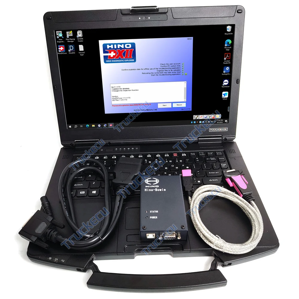 

CF54 Lap for HINO DX Truck Excavator Diagnostic Scanner Electronic System Troubleshooting tools for Hino-Bowie for Kobelco obd2