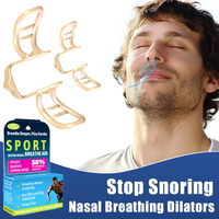 Snore Stopper Nasal Dilator for Snore Reduction Increases Airflow Anti Snoring Devices Silicone Nose Clip Improve Sleep&Snoring