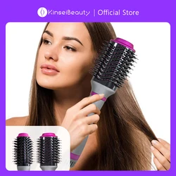 One Step Hair Blower Brush 360 Rotating Power Cable Hot Air Paddle Styling Brush Negative Ion Generator Curling Combair Straigh