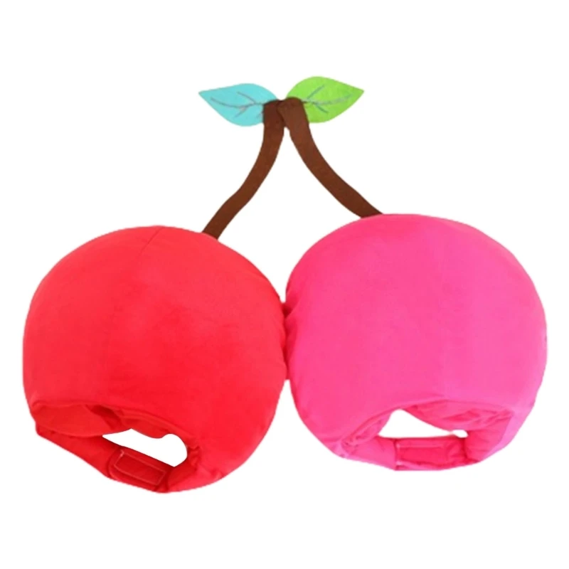 Halloween Fruit Fruit Headgear Perfect for Role Playing Costume Parties Plush Hat Cartoon Fruit