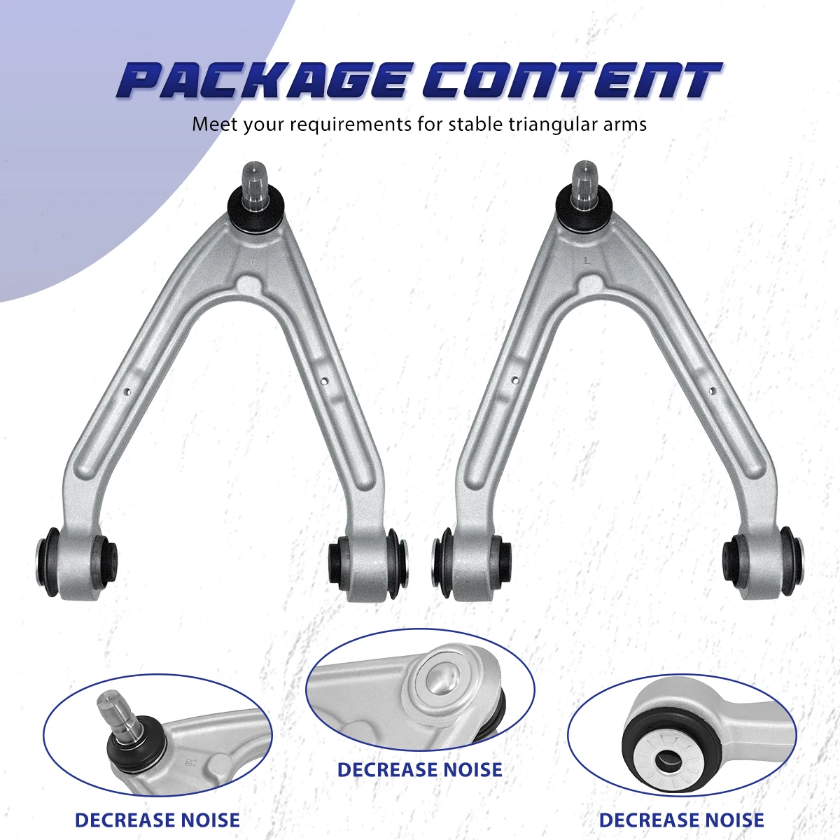 AzbuStag 2Pcs Front Upper Lh Rh Control Arm Ball Joint Suspension Kit for HUMMER H3 H3T 2006 2007 2008 2009 2010 15082974